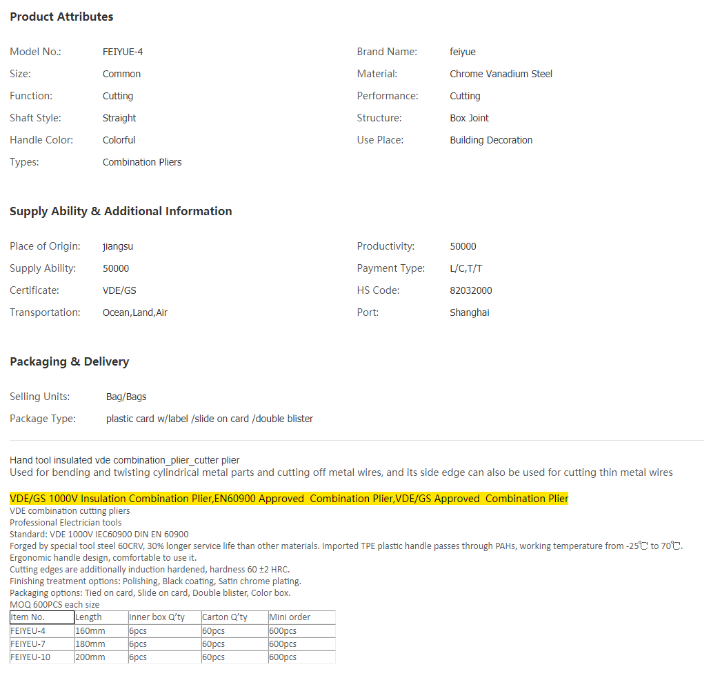China Hand tool insulated vde combination_plier_cu.png