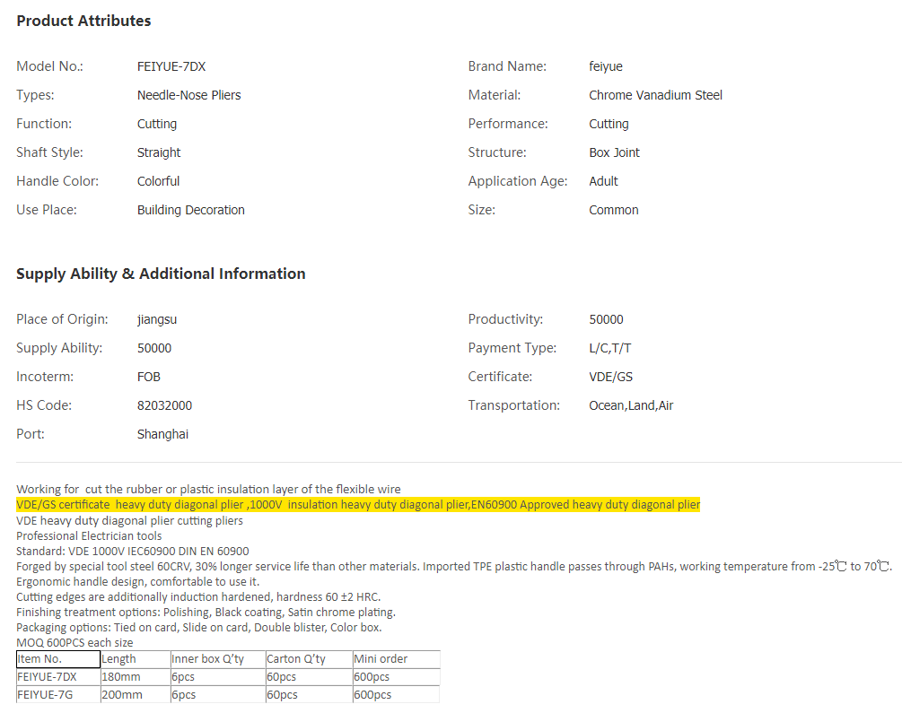 China VDE injection heavy duty diagonal plier, Hig.png