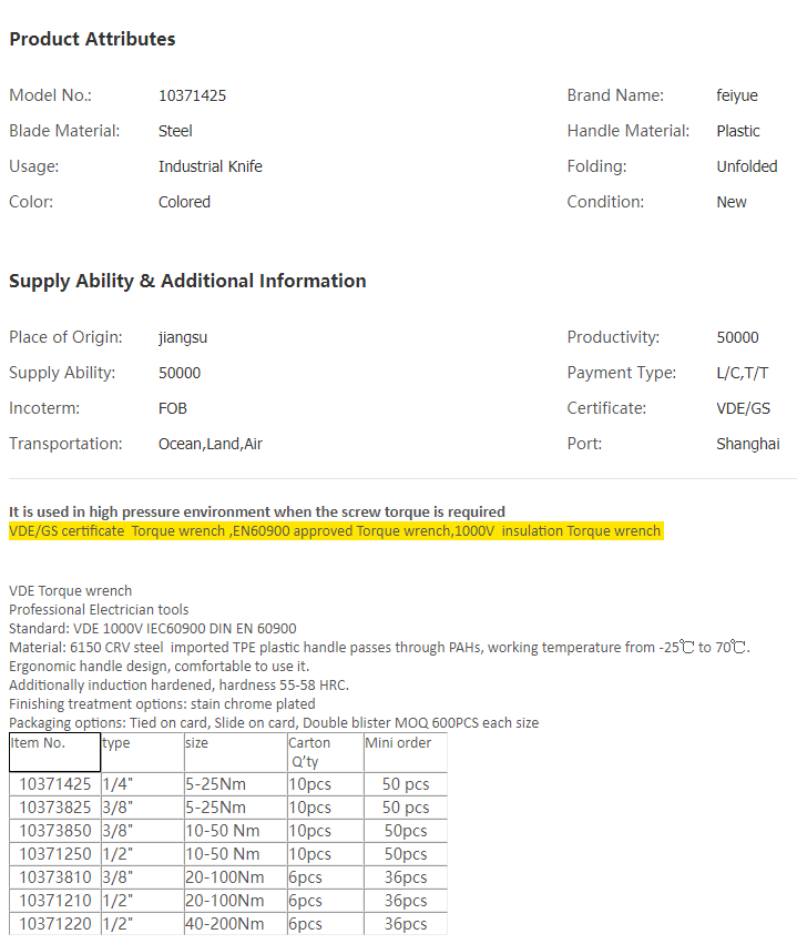 China VDE injection Torque wrench, High Quality VD.png