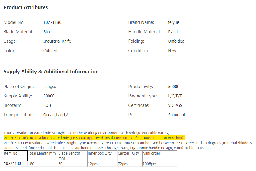 China Professional VDE Insulation wire knife, High.png