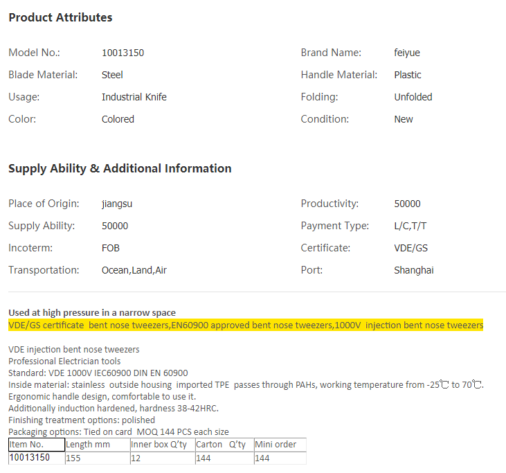 China VDE injection bent nose tweezers, High Quali.png