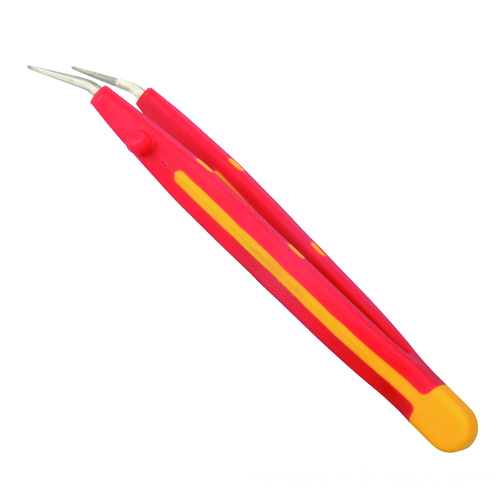 VDE injection bent nose tweezers