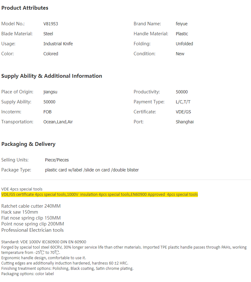 China VDE 4pcs special tools, High Quality VDE 4pc.png