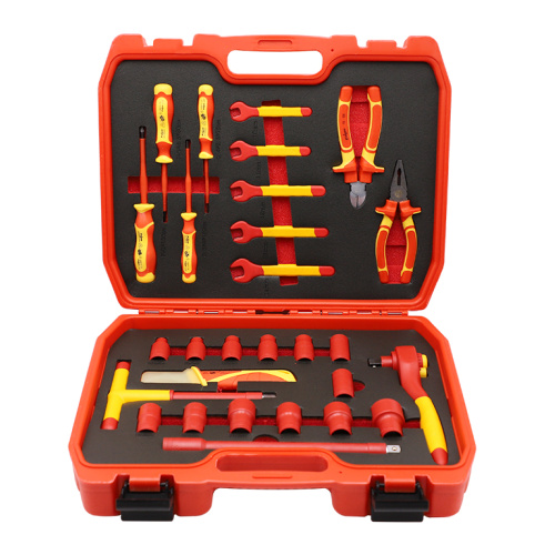 27pc 1/2Dr socket screwdriver and plier set