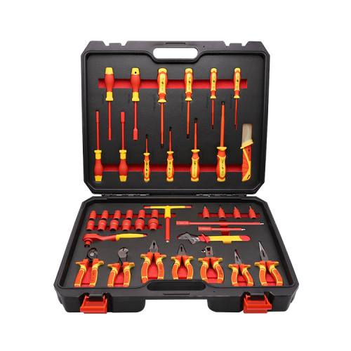 55pcs VDE socket screwdriver and plier set