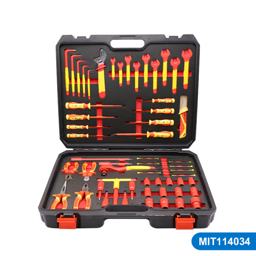 56pcs VDE socket and plier set