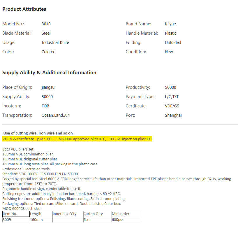 China High quality 4pcs VDE pliers set, High Quali.png